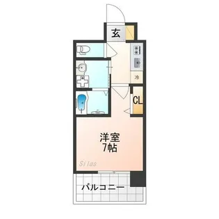 ベラジオ雅び京都西院Ⅱ【5階】の間取り