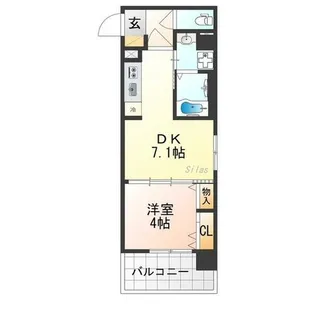 ベラジオ雅び京都西院Ⅱ【5階】の間取り