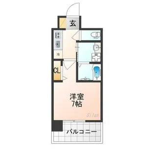 ベラジオ雅び京都西院Ⅱ【6階】の間取り