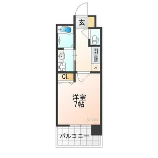 ベラジオ雅び京都西院Ⅱ【6階】の間取り