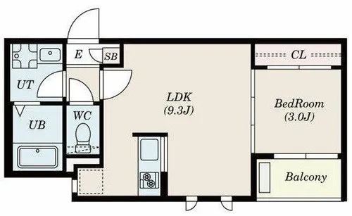 Calm御器所【1階】の間取り