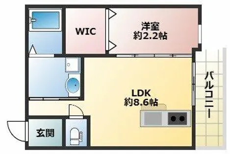 リアフラッツ香里園NORTH【3階】の間取り