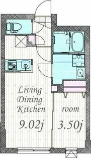 quador川名【2階】の間取り