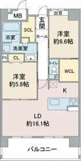 Epoch IKAI【1階】の間取り