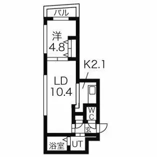 BLAST稲穂【3階】の間取り