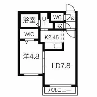 BLAST稲穂【4階】の間取り