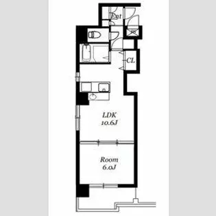 エクシード花園【410号室】の間取り
