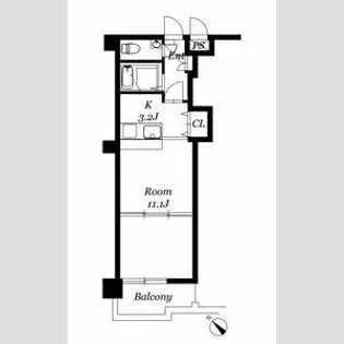 エクシード花園【6階】の間取り