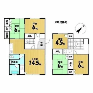 北海道小樽市幸4丁目【一戸建】の間取り