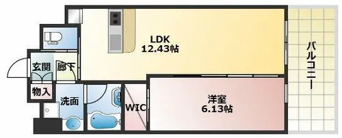 プレジオ永和ASIAN【15階】の間取り
