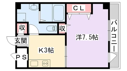 レオンズビル【806号室】の間取り