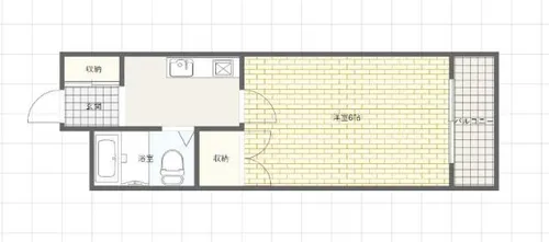 グランドコーポKS【4階】の間取り