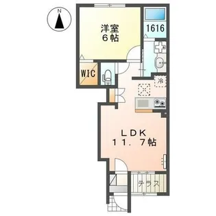 リュクス【1階】の間取り