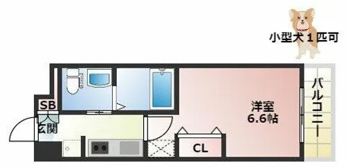 アーデンタワー本町イースト【9階】の間取り