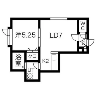 レアル・コンシェルトII【201号室】の間取り