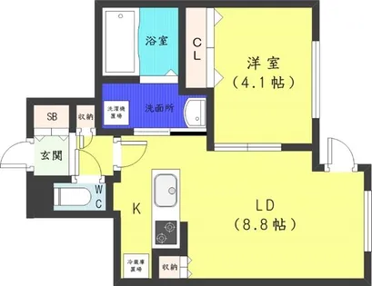 Pino kitamaruyama【4階】の間取り