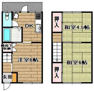 梶原アパート【2階】の間取り