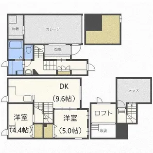 DOLETA山鼻A【2階】の間取り