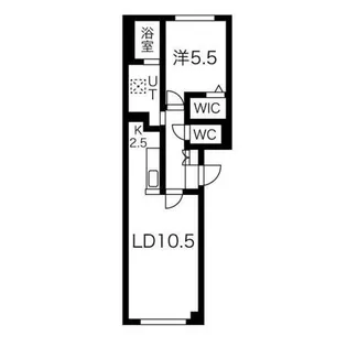 グランルッカ伏見【4階】の間取り