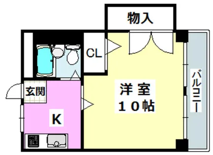 山崎第5マンション【2階】の間取り
