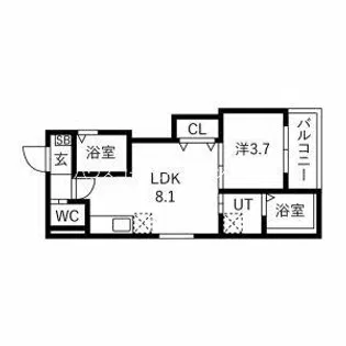 ELIAS SUTOKUIN【2階】の間取り