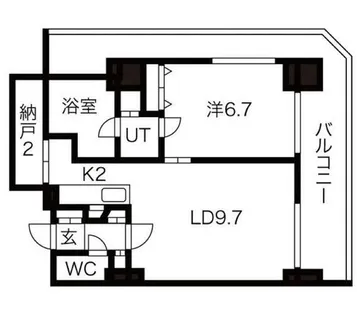 グランドタワー札幌【27階】の間取り
