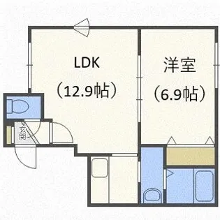 HARUSAKU行啓通【3階】の間取り