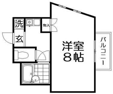 シャトークレール【2階】の間取り
