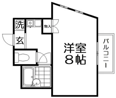シャトークレール【2階】の間取り