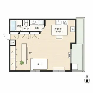 春日井中央マンション【3A号室】の間取り