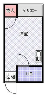 坂本マンション【203号室】の間取り