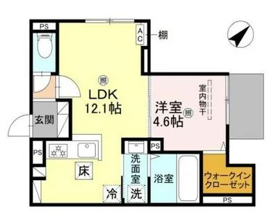LaMaison大田町【1階】の間取り