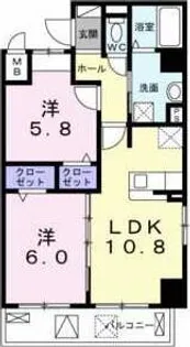 リエート 尾浜【7階】の間取り