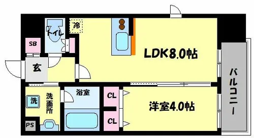 リアライズ花園町駅前【3階】の間取り