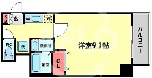 MSR梅田EAST【3階】の間取り