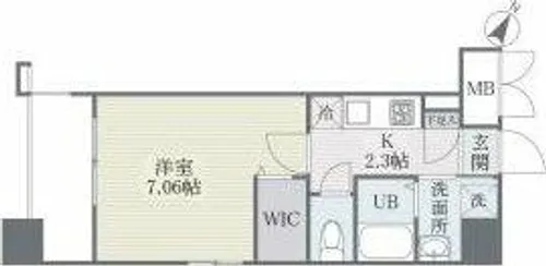 ザ・レジデンス博多【5階】の間取り