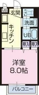 Surplus One曙【1階】の間取り