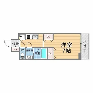 CODE西宮甲子園口【3階】の間取り