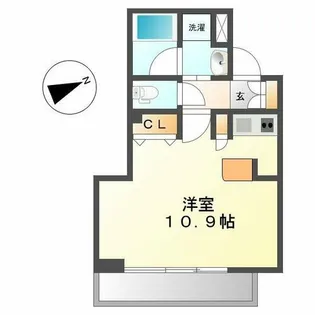 エスティメゾン東別院【6階】の間取り