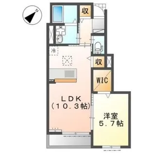 アヴェルラ・プラス【106号室】の間取り