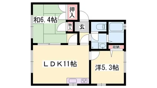 メゾンさくら A【101号室】の間取り