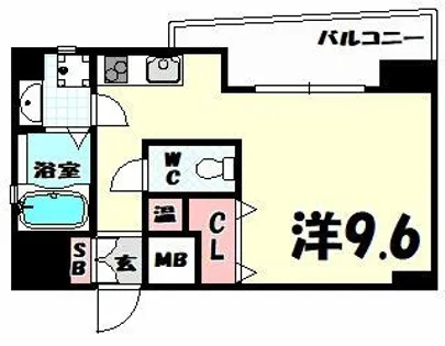willDo三宮イースト【7階】の間取り