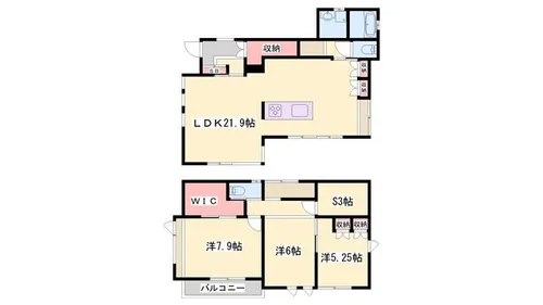 兵庫県姫路市香寺町溝口【一戸建】の間取り