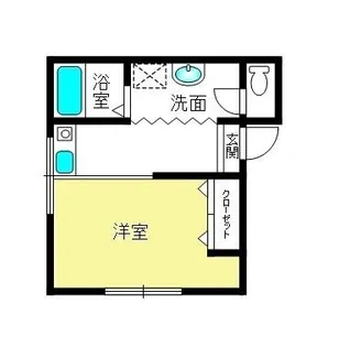 旭駅前ビル【302号室】の間取り