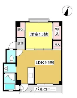 ビレッジハウス拾石2号棟【202号室】の間取り