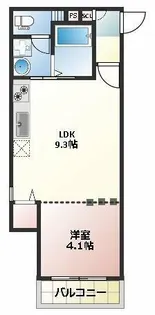 Branche春日原【3階】の間取り