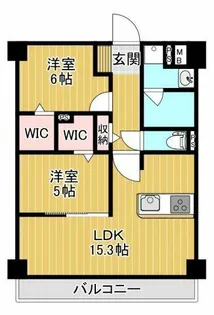 ROYAL西山【4階】の間取り