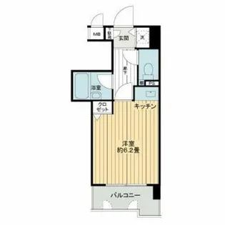 ライオンズマンション六本松第3【504号室】の間取り