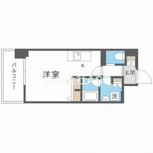 アーバネックス北浜【14階】の間取り