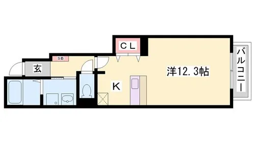 ラフレシール【1階】の間取り